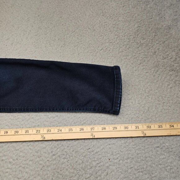 7 FOR ALL MANKIND WOMENS JEANS THE SKINNY SIZE 26 7FAM SKINNY JEANS DARK WASH - Picture 7 of 7